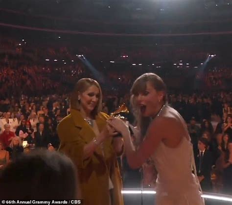 taylor swift did not acknowledge celine dion