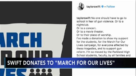 taylor swift donation request