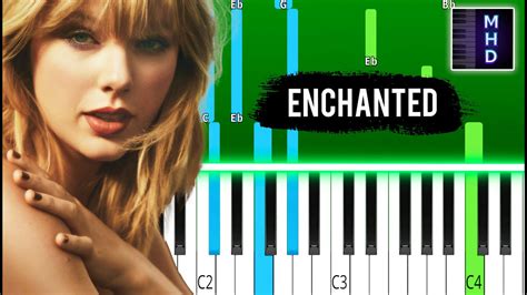 taylor swift enchanted virtual piano