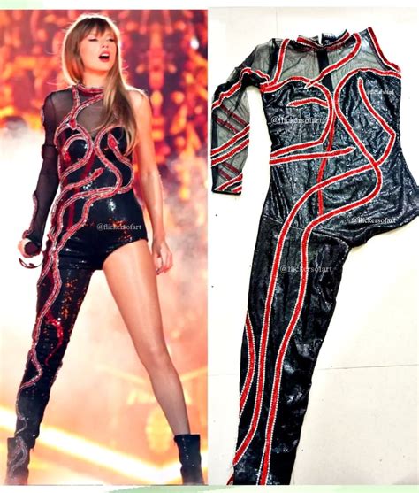 taylor swift eras tour snake outfit