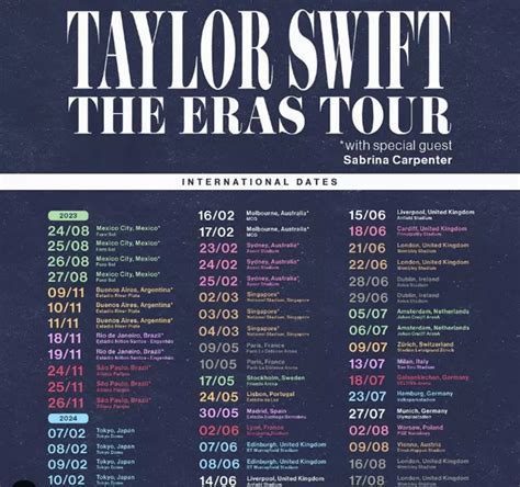 taylor swift european tour dates