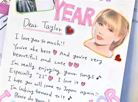 taylor swift fan email