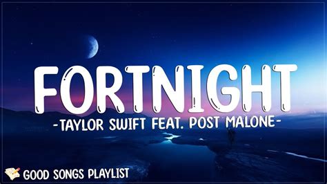 taylor swift fortnight lyrics deutsch