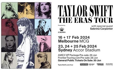 taylor swift frontier touring presale