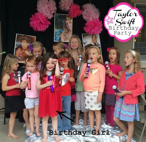 taylor swift girls birthday party ideas