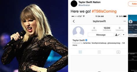 taylor swift instagram hacked