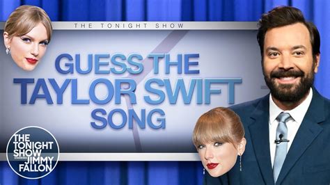 taylor swift jimmy fallon guess the song