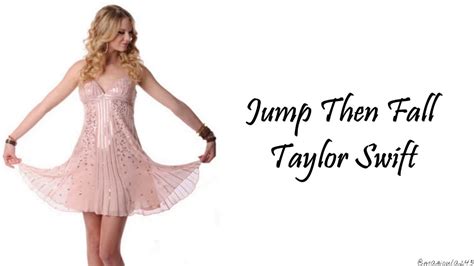 taylor swift jump then fall lyrics