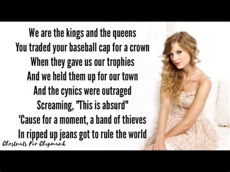 taylor swift long live lyrics english