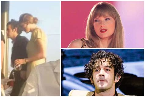 taylor swift matty healy holding hands video