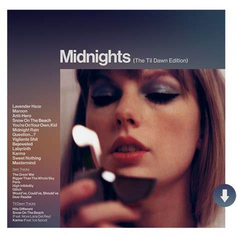 taylor swift midnights album songs list