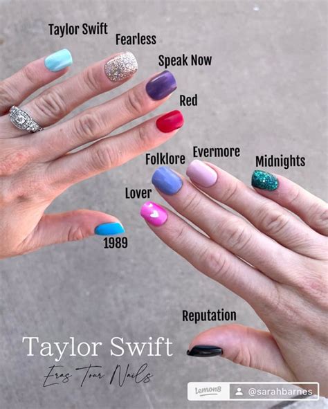 Taylor Swift Nails Trends: Latest Designs to Try in 2023