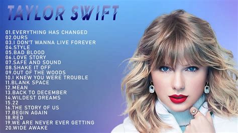 taylor swift playlist you tube