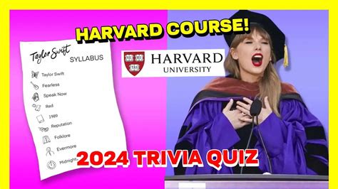 taylor swift quiz 2024