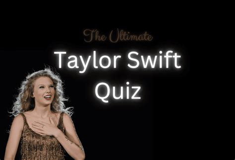 taylor swift quiz with answers