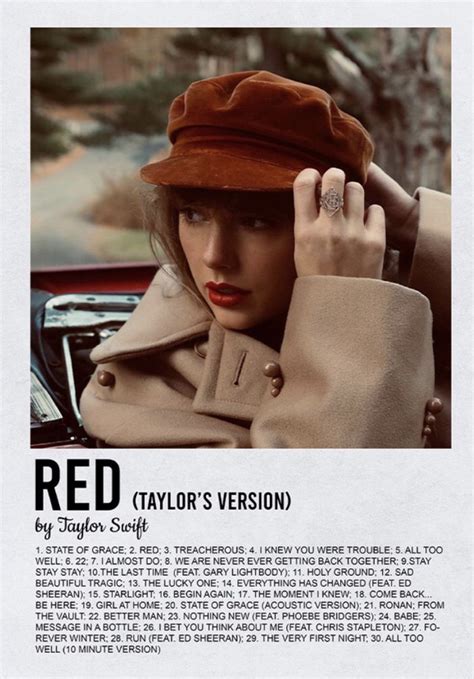 taylor swift red poster