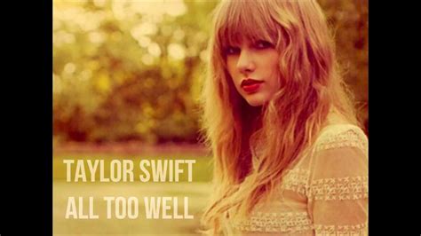taylor swift song all too well meaning