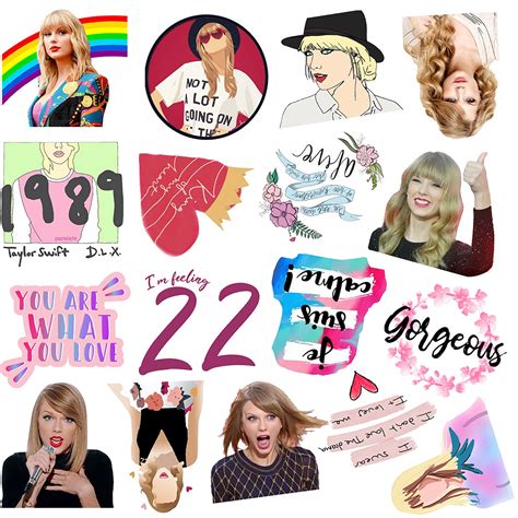 taylor swift song stickers