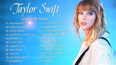 taylor swift songs list 2022