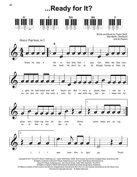 taylor swift songs on piano