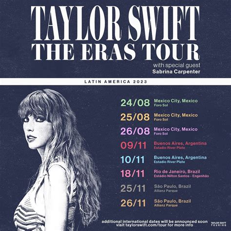 taylor swift south america tour