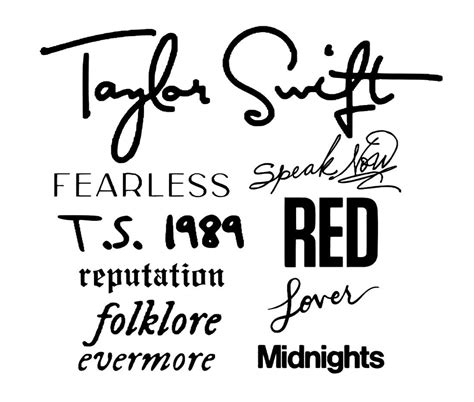 taylor swift style text