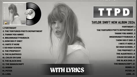 taylor swift ttpd song list