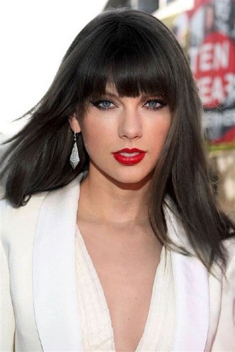 taylor swift with dark hair