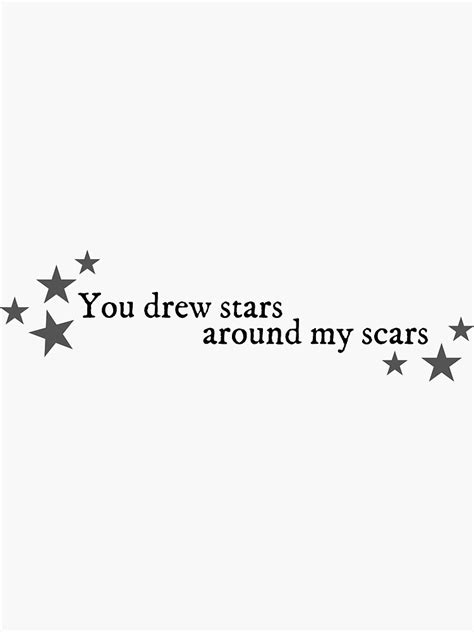 taylor swift you drew stars around my scars