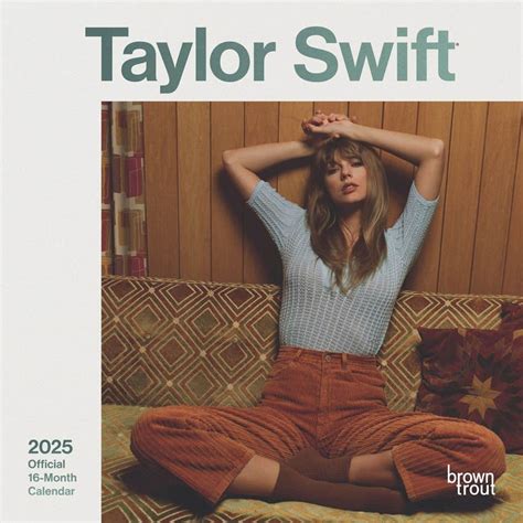 Taylor Swift Official 2025 Calendar Jilly Lurlene