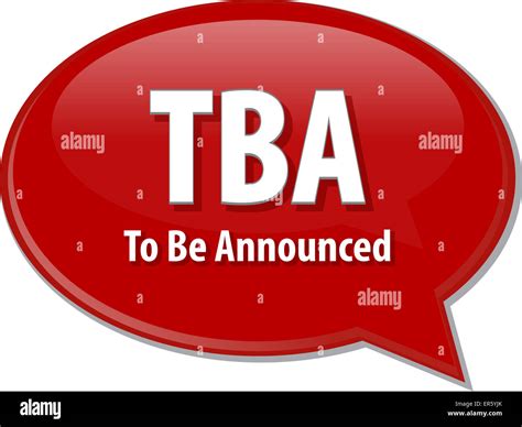 Tba Meaning