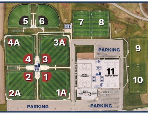 Tbk Sports Complex Field Map