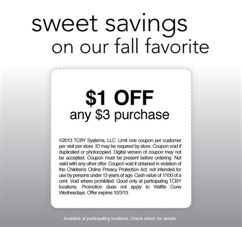 tcby near me coupons