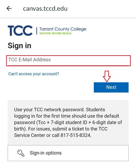 tcc canvas student login