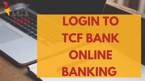 tcf banking online checking account login