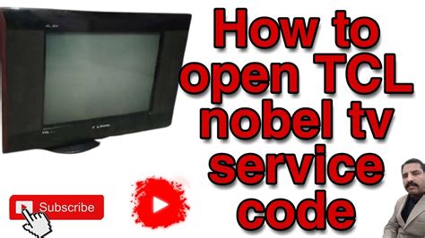 tcl crt tv service menu code