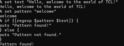 Tcl String Line Break