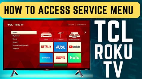 tcl tv secret menu code