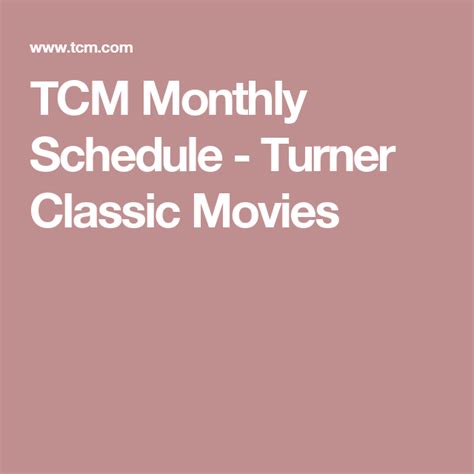 tcm schedule canada