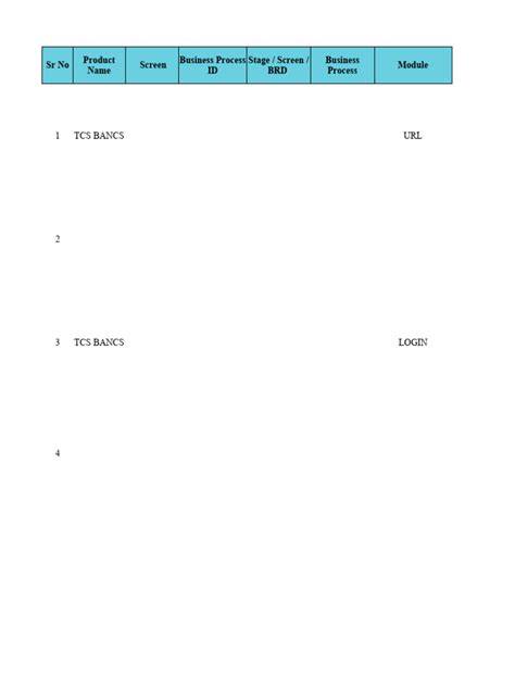 tcs bancs user manual pdf