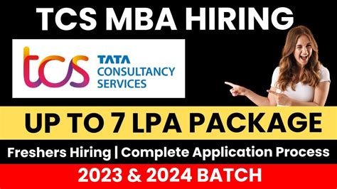 tcs careers mba hiring