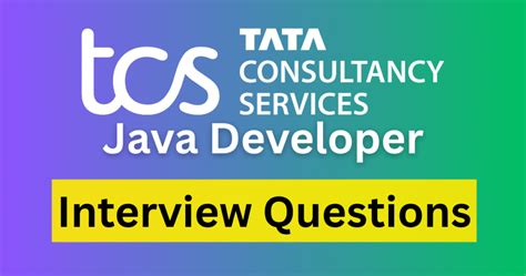 tcs interview questions for java developer 4 years experience