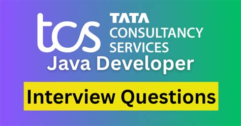 tcs interview questions for java developer experienced