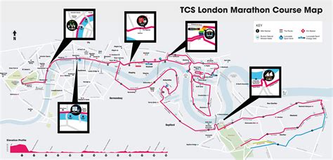 tcs london marathon map