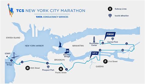 Tcs New York Marathon Map