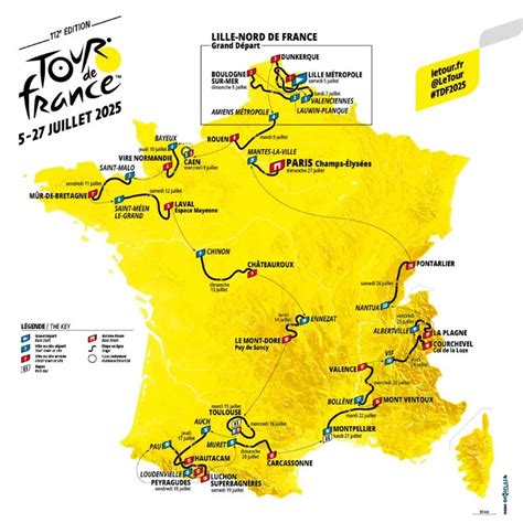 TDF 2025 présentation des parcours féminin et masculin en streaming direct et replay sur
