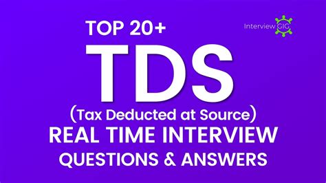 Tds Interview Questions And Answers