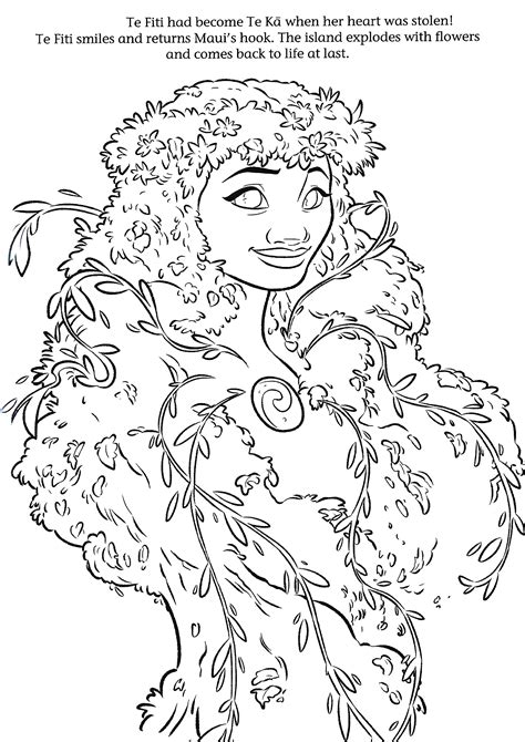 Te Fiti Coloring Pages