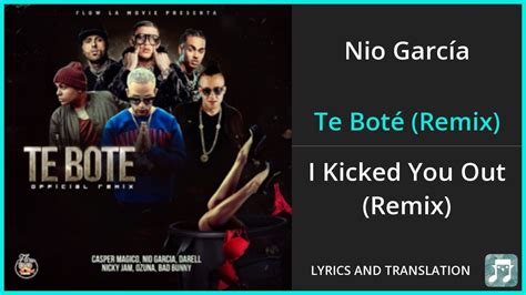 Te Bote Remix Bad Bunny, Ozuna, Nicky Jam (Letra Lyrics Ingles