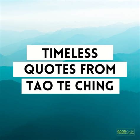 Te Tao Ching Quotes